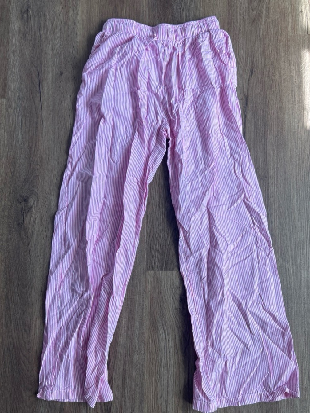 Women's Pink Striped Lounge Pants